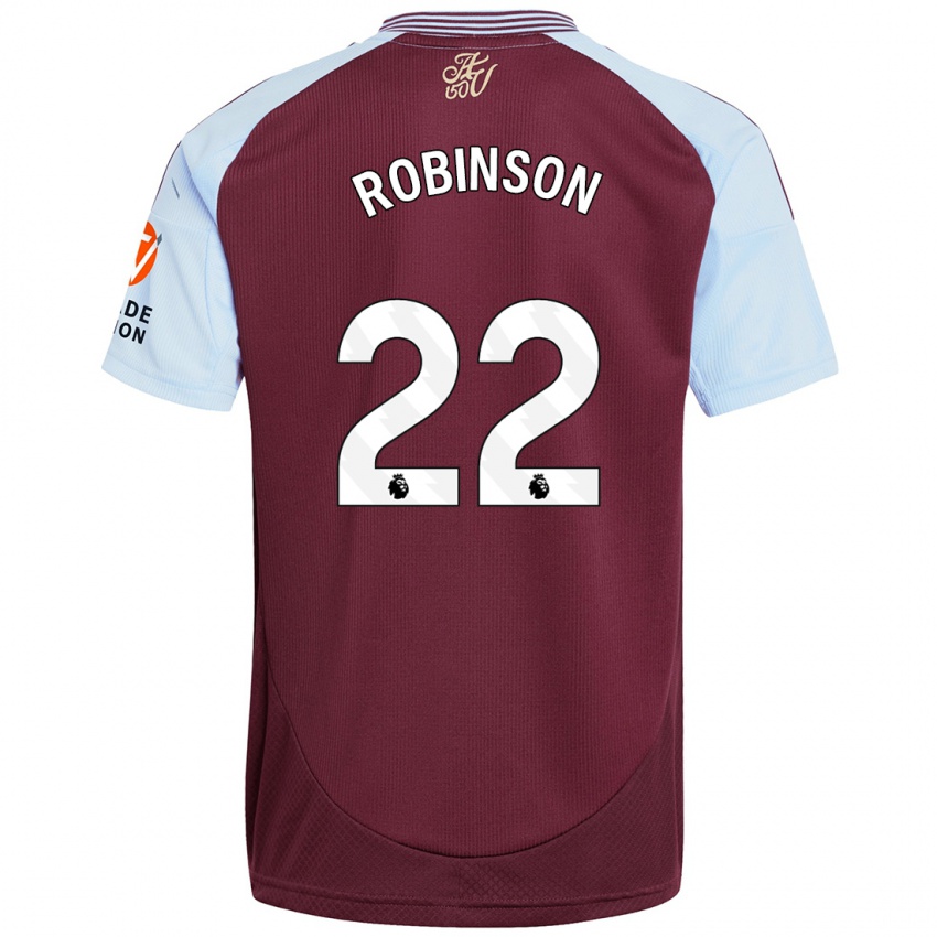 Homem Camisola Katie Robinson #22 Crédito Borboleta Azul Principal 2024/25 Camisa