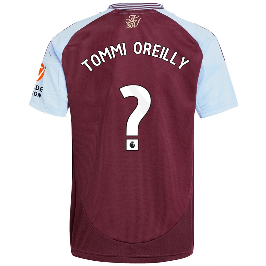 Homem Camisola Tommi Oreilly #0 Crédito Borboleta Azul Principal 2024/25 Camisa