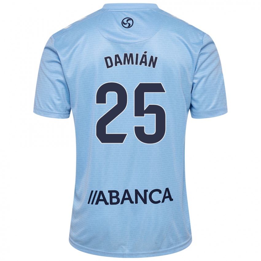 Homem Camisola Damián Rodríguez #25 Celeiro Azul Principal 2024/25 Camisa