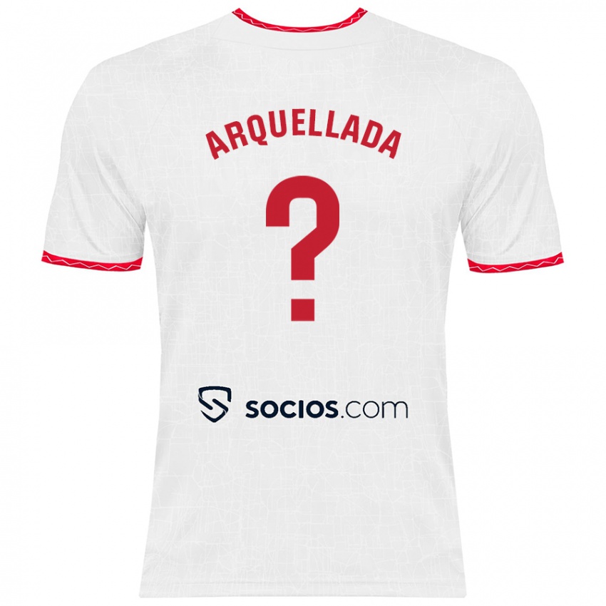 Homem Camisola Álvaro Arquellada #0 Vermelho Branco Principal 2024/25 Camisa