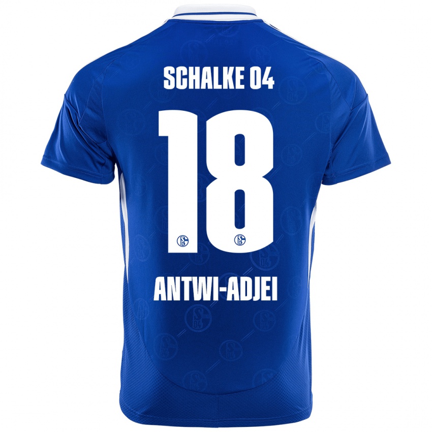 Homem Camisola Christopher Antwi-Adjei #18 Azul Real Principal 2024/25 Camisa