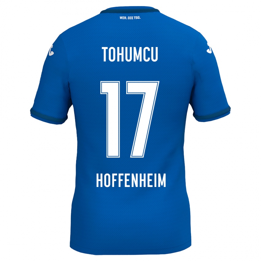 Homem Camisola Umut Tohumcu #17 Azul Real Principal 2024/25 Camisa