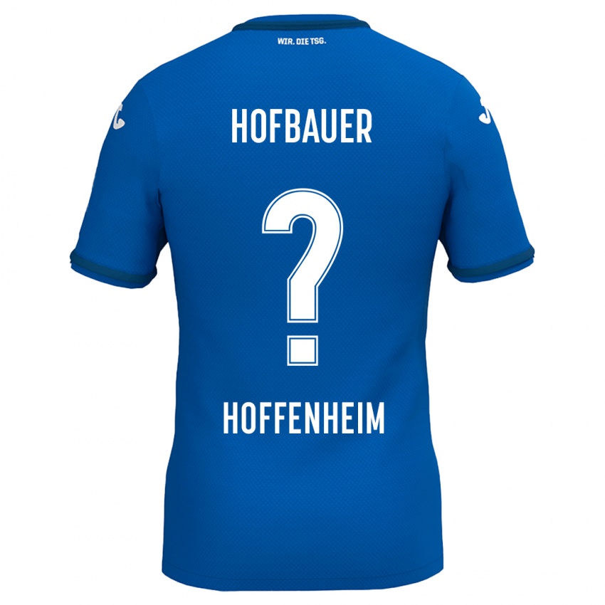 Homem Camisola Anton Hofbauer #0 Azul Real Principal 2024/25 Camisa