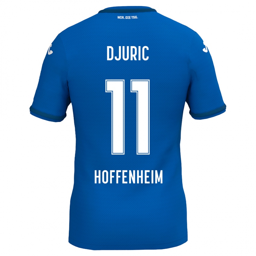 Homem Camisola Luka Djuric #11 Azul Real Principal 2024/25 Camisa