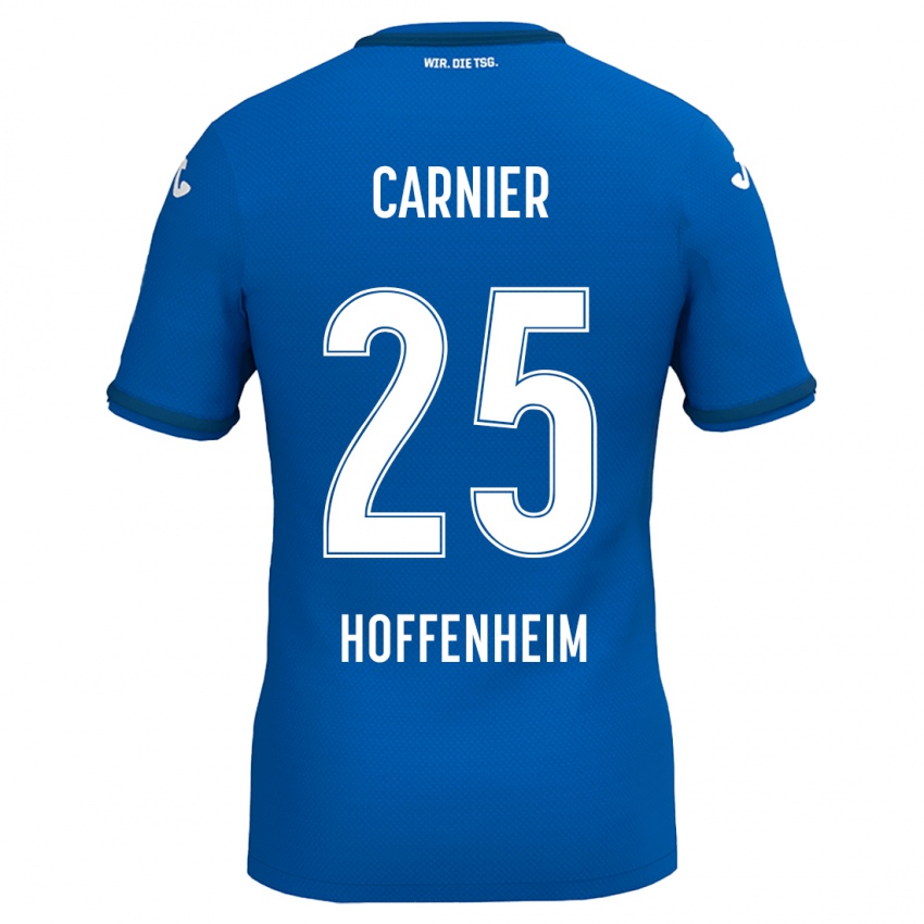 Homem Camisola Alekseï Carnier #25 Azul Real Principal 2024/25 Camisa