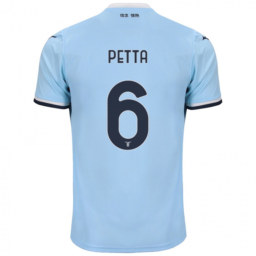 Homem Camisola Andrea Petta #6 Azul Principal 2024/25 Camisa