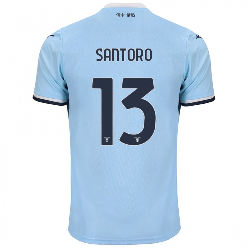 Homem Camisola Martina Santoro #13 Azul Principal 2024/25 Camisa