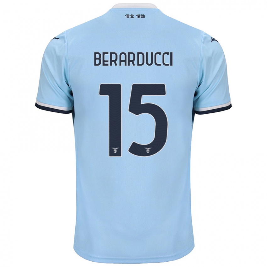 Homem Camisola Martina Berarducci #15 Azul Principal 2024/25 Camisa