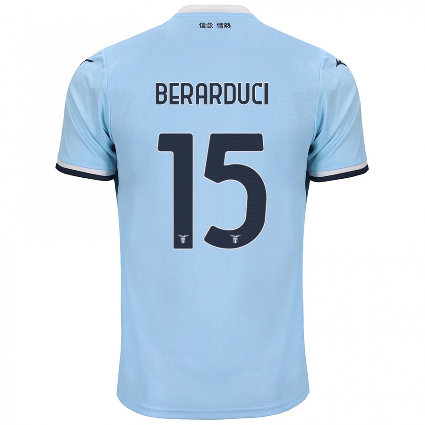 Homem Camisola Martina Berarduci #15 Azul Principal 2024/25 Camisa