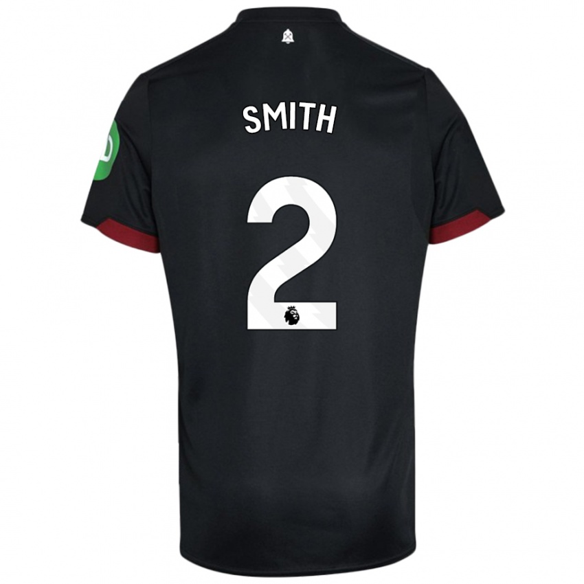 Homem Camisola Kirsty Smith #2 Preto Branco Alternativa 2024/25 Camisa