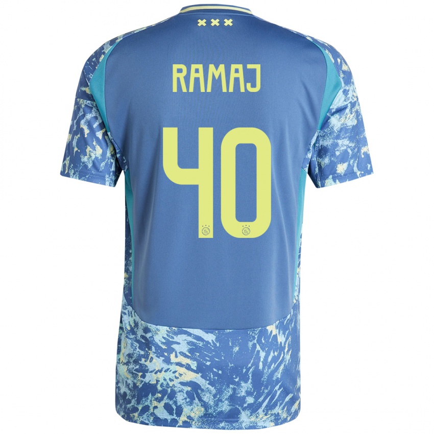 Homem Camisola Diant Ramaj #40 Amarelo Azul Cinzento Alternativa 2024/25 Camisa