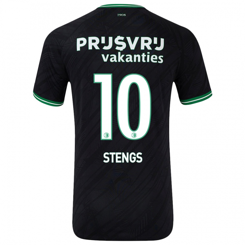 Homem Camisola Calvin Stengs #10 Verde Preto Alternativa 2024/25 Camisa