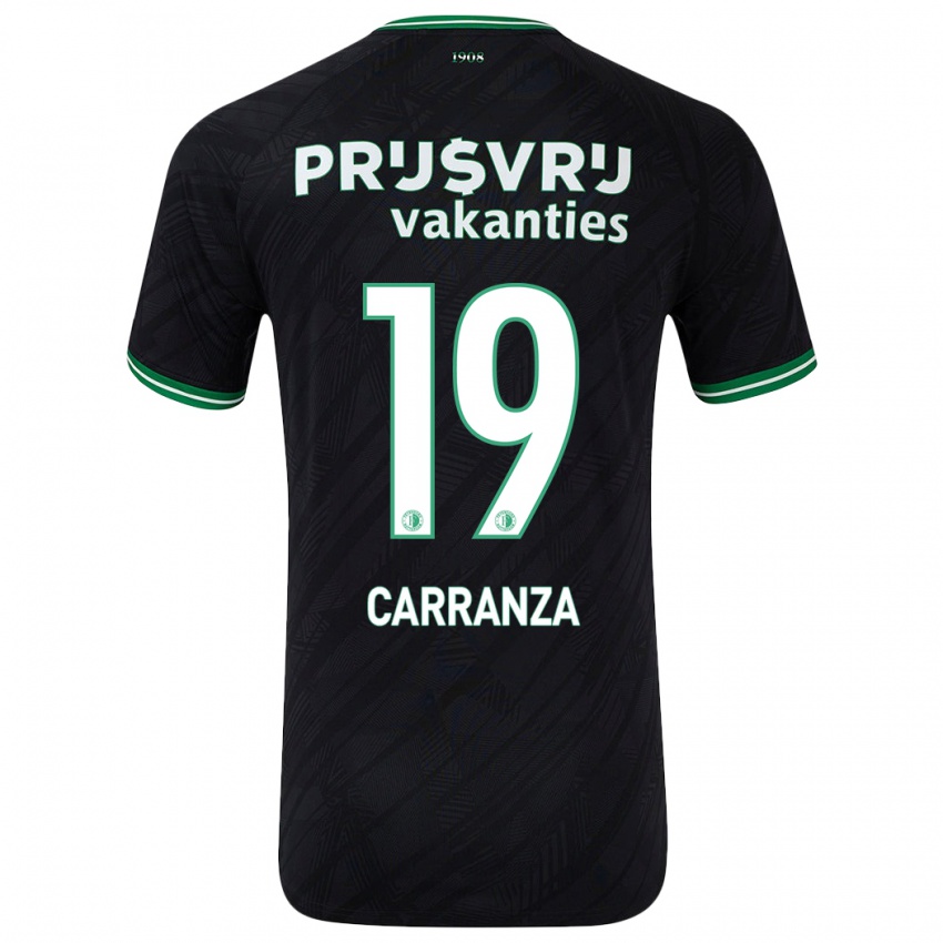 Homem Camisola Julián Carranza #19 Verde Preto Alternativa 2024/25 Camisa