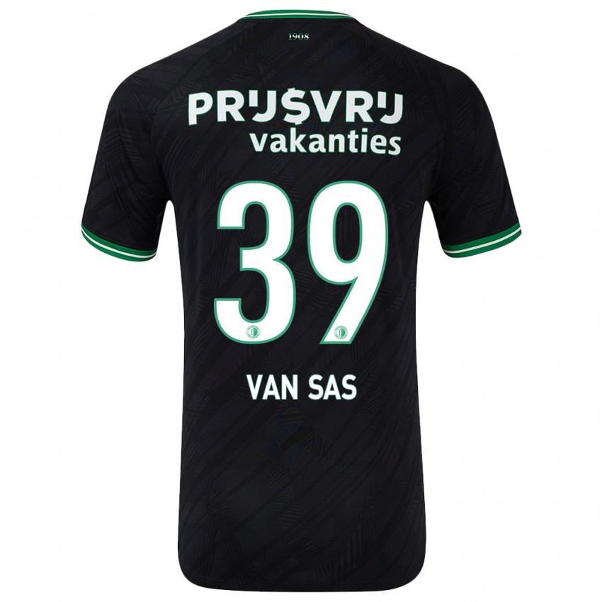 Homem Camisola Mikki Van Sas #39 Verde Preto Alternativa 2024/25 Camisa