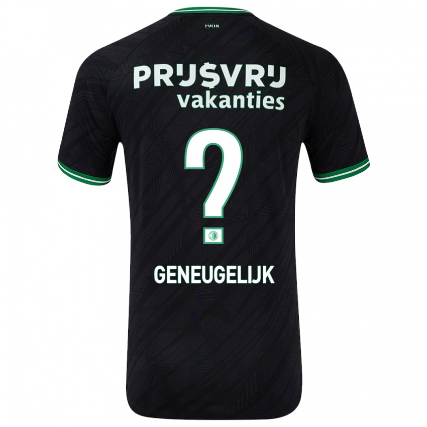 Homem Camisola Ivar Geneugelijk #0 Verde Preto Alternativa 2024/25 Camisa