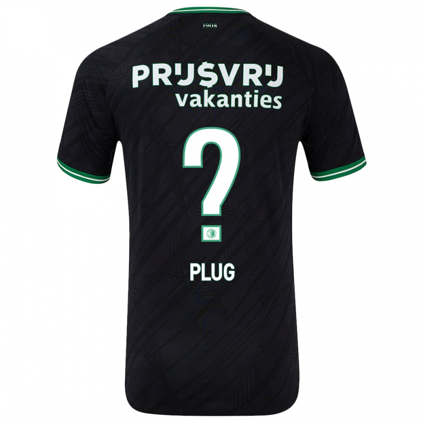 Homem Camisola Jan Plug #0 Verde Preto Alternativa 2024/25 Camisa