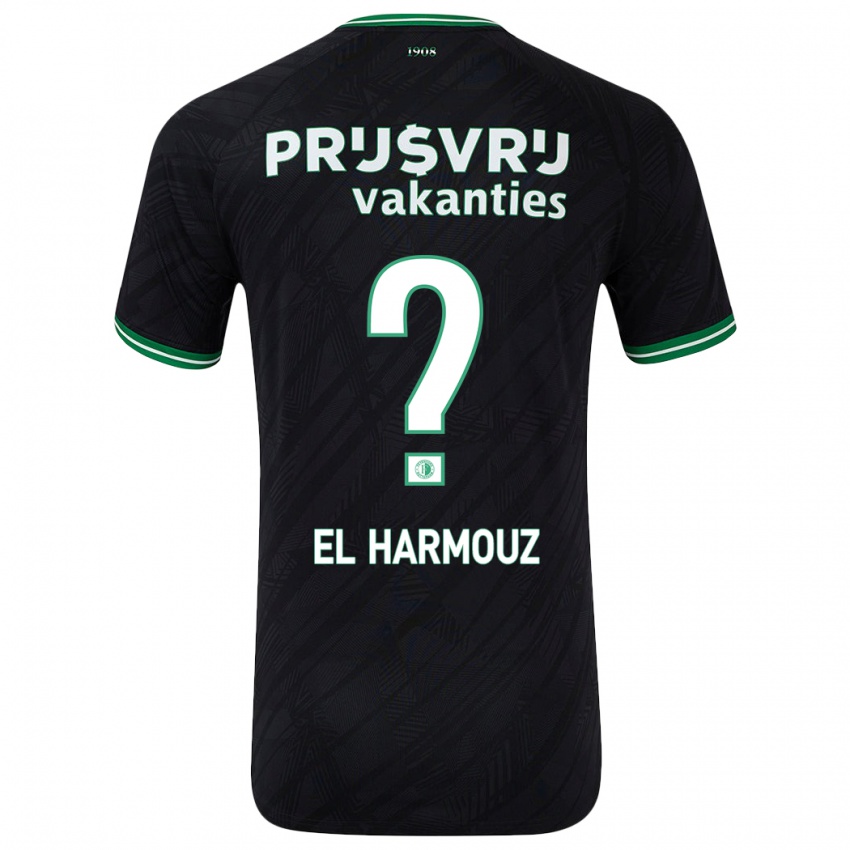 Homem Camisola Nassim El Harmouz #0 Verde Preto Alternativa 2024/25 Camisa