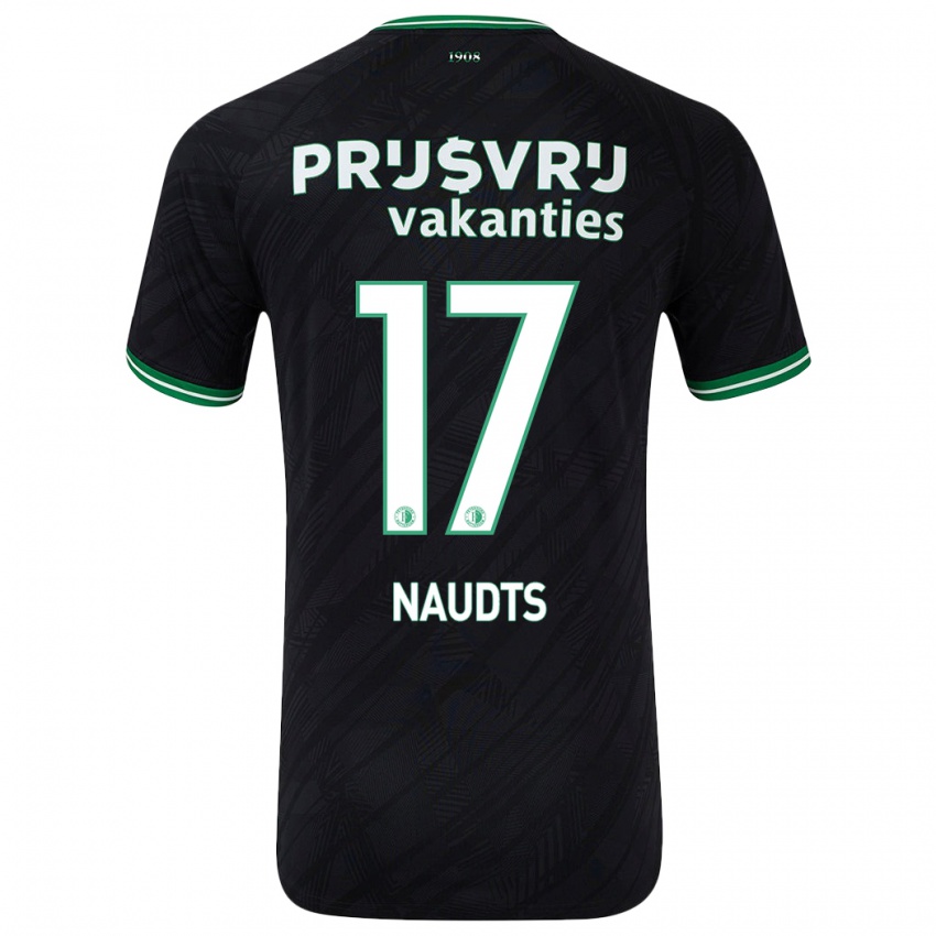 Homem Camisola Jamir Naudts #17 Verde Preto Alternativa 2024/25 Camisa