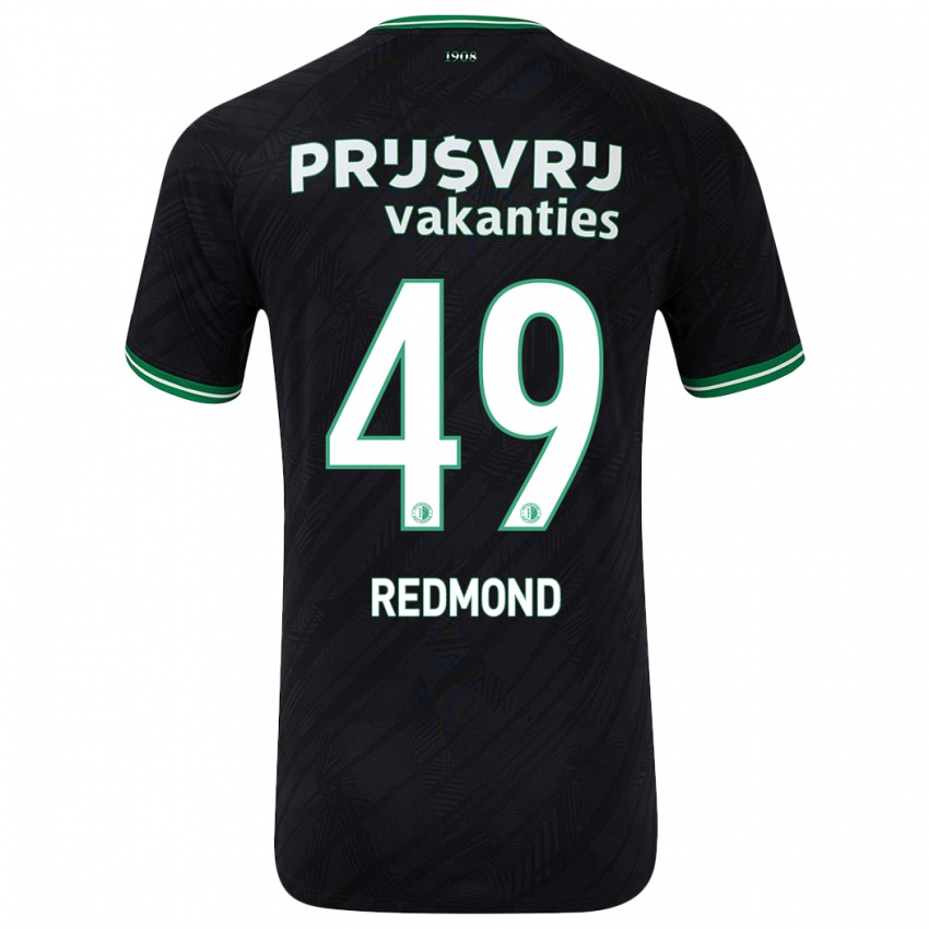 Homem Camisola Zepiqueno Redmond #49 Verde Preto Alternativa 2024/25 Camisa