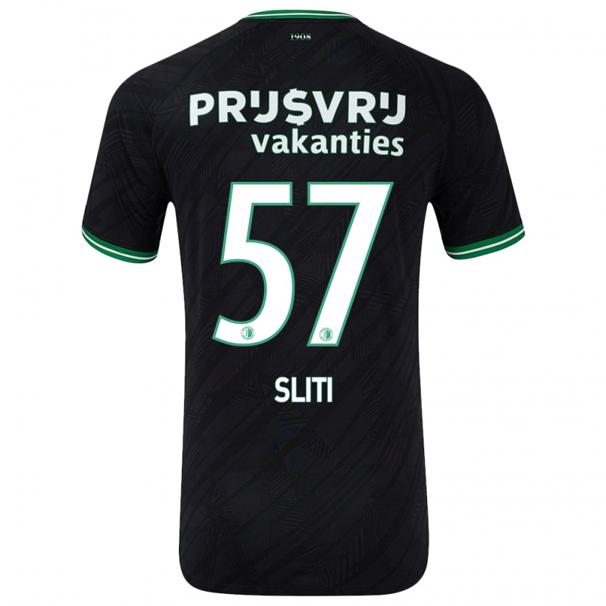 Homem Camisola Aymen Sliti #57 Verde Preto Alternativa 2024/25 Camisa