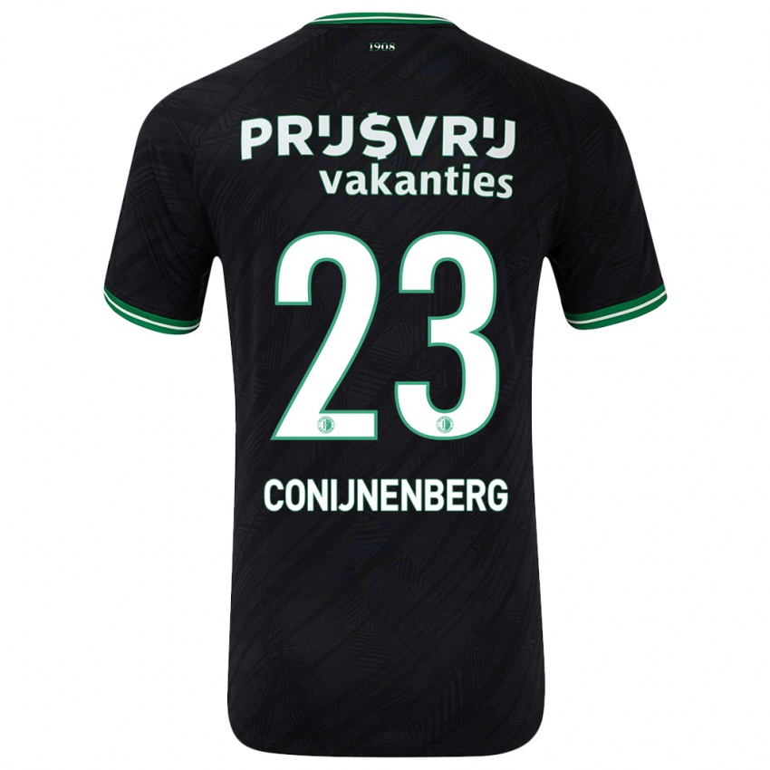 Homem Camisola Jada Conijnenberg #23 Verde Preto Alternativa 2024/25 Camisa