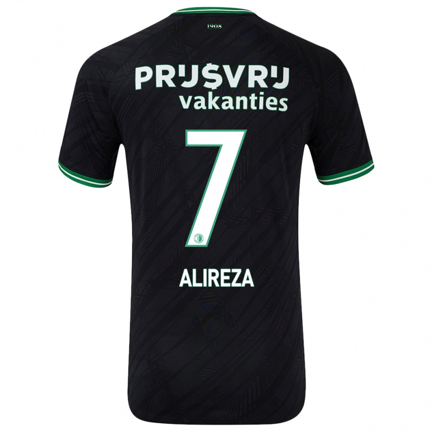 Homem Camisola Alireza Jahanbakhsh #7 Verde Preto Alternativa 2024/25 Camisa