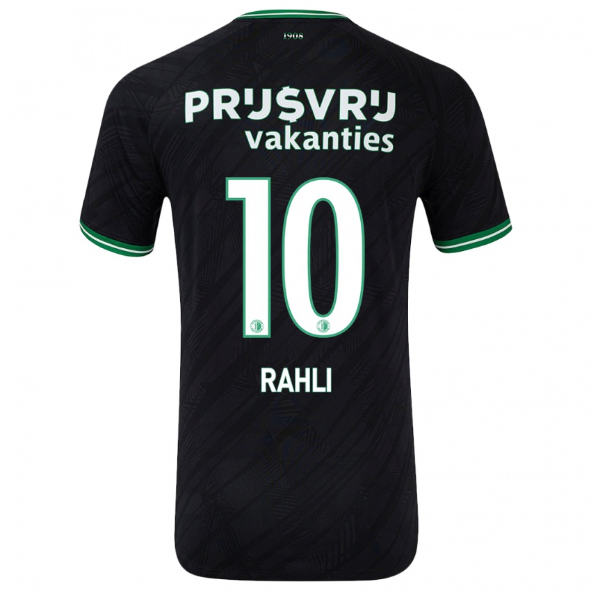 Homem Camisola Khalid Rahli #10 Verde Preto Alternativa 2024/25 Camisa