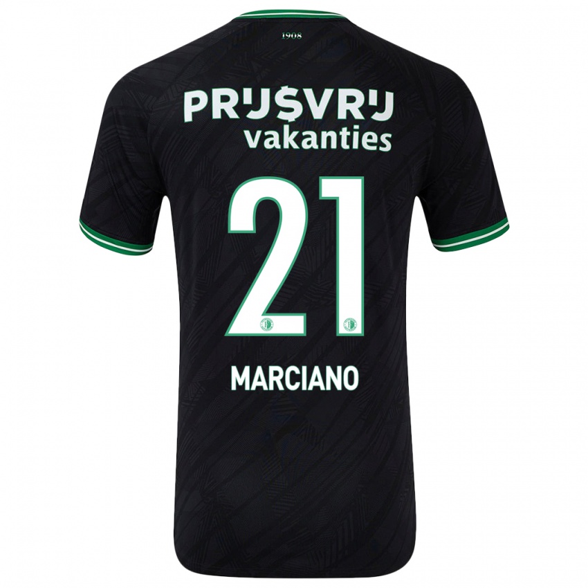 Homem Camisola Ofir Marciano #21 Verde Preto Alternativa 2024/25 Camisa