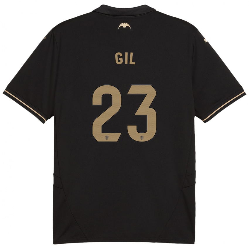 Homem Camisola Elena Gil #23 Preto Alternativa 2024/25 Camisa