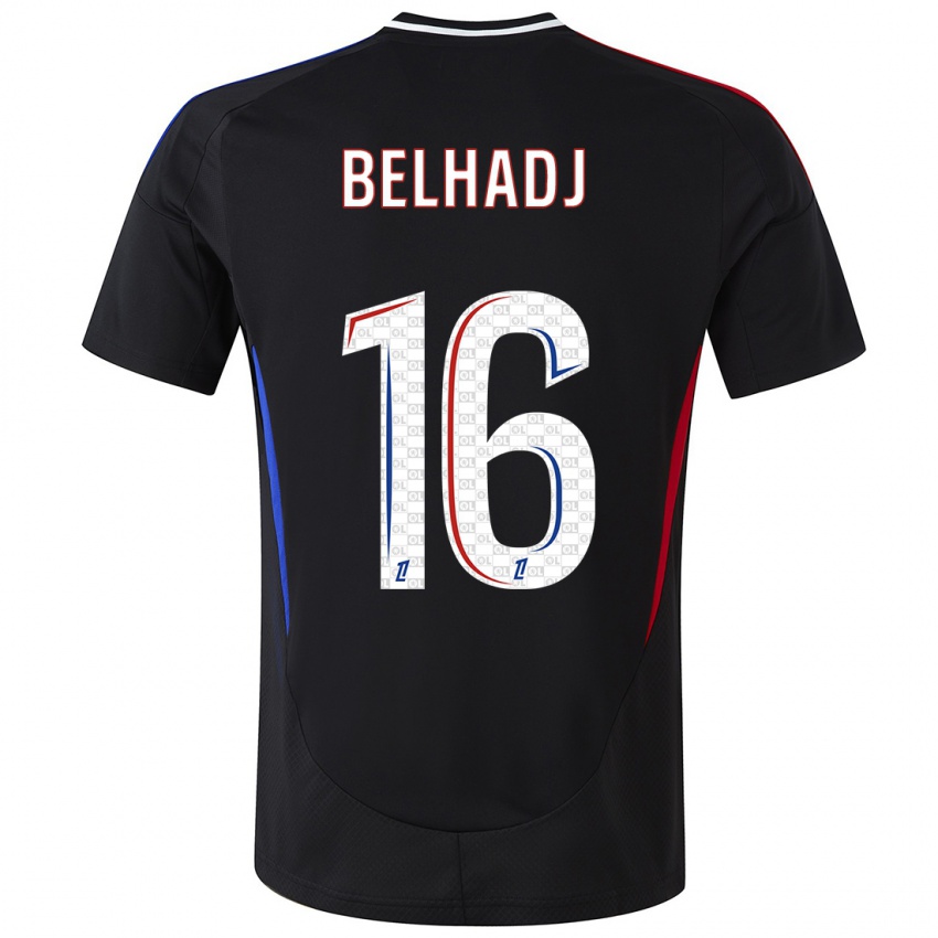 Homem Camisola Féerine Belhadj #16 Preto Alternativa 2024/25 Camisa