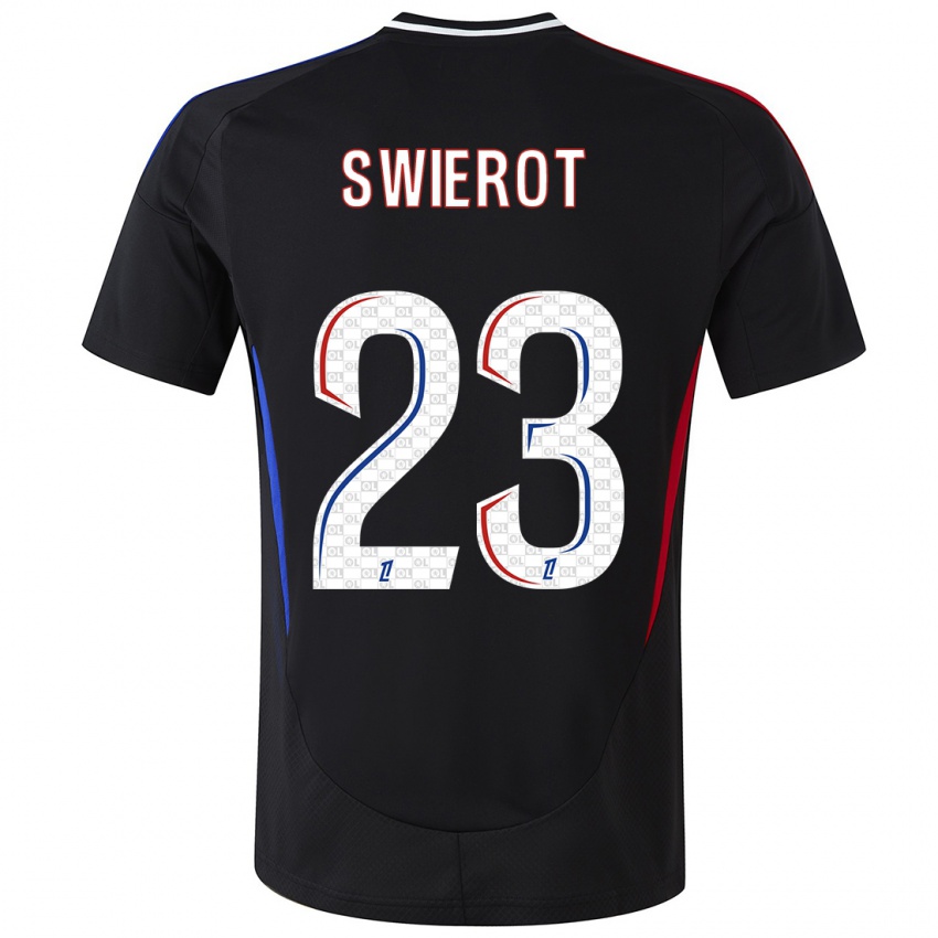 Homem Camisola Julie Swierot #23 Preto Alternativa 2024/25 Camisa