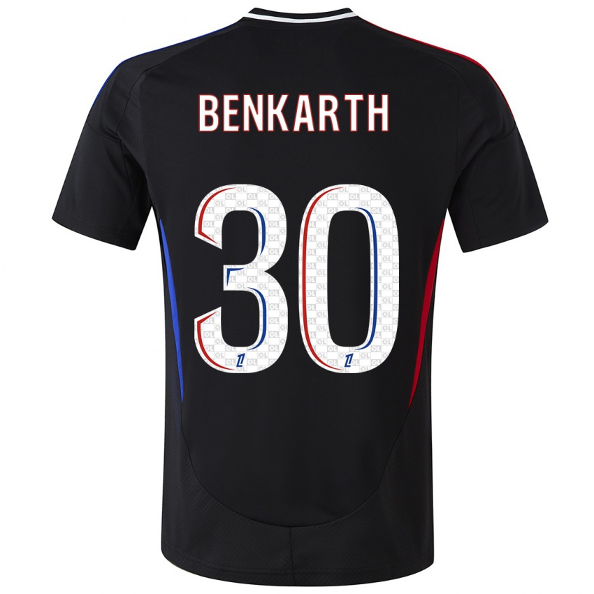 Homem Camisola Laura Benkarth #30 Preto Alternativa 2024/25 Camisa