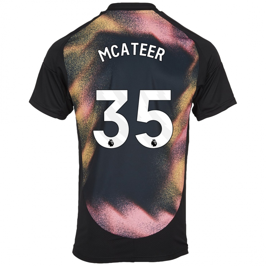 Homem Camisola Kasey Mcateer #35 Preto Branco Alternativa 2024/25 Camisa