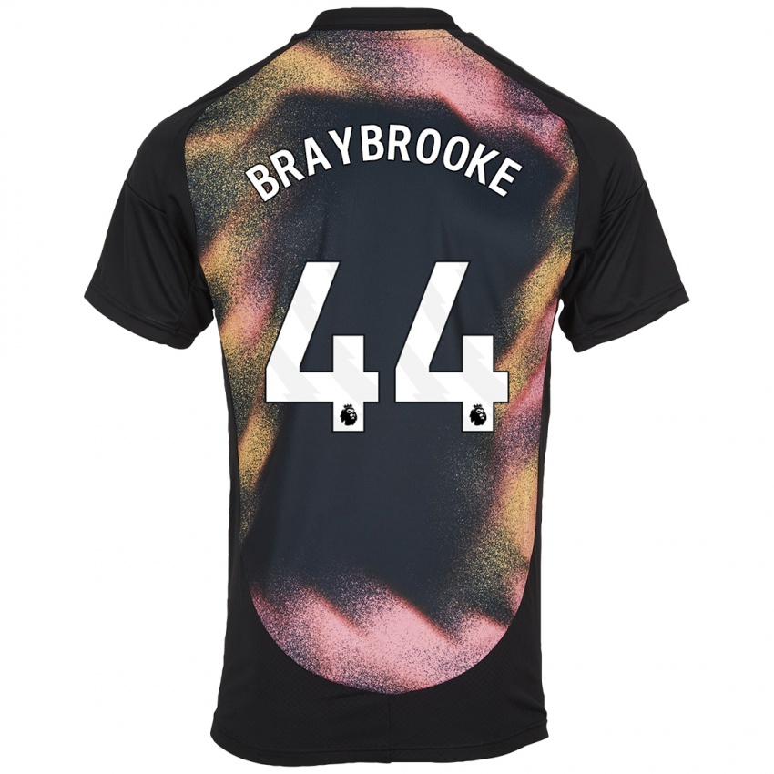 Homem Camisola Sammy Braybrooke #44 Preto Branco Alternativa 2024/25 Camisa