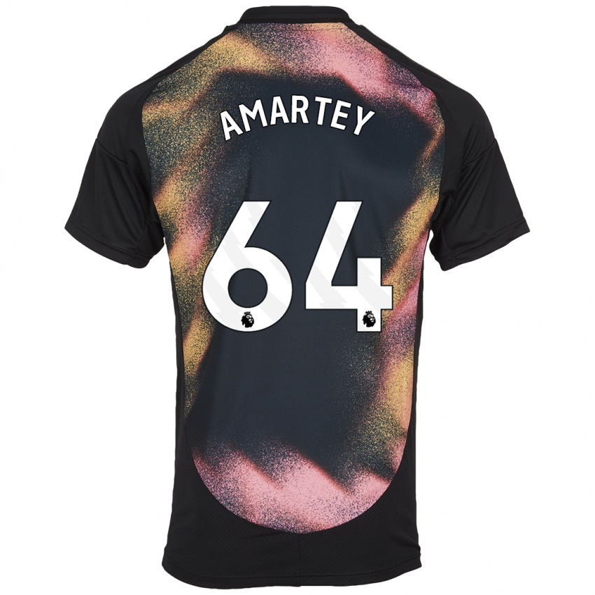 Homem Camisola Bobby Amartey #64 Preto Branco Alternativa 2024/25 Camisa