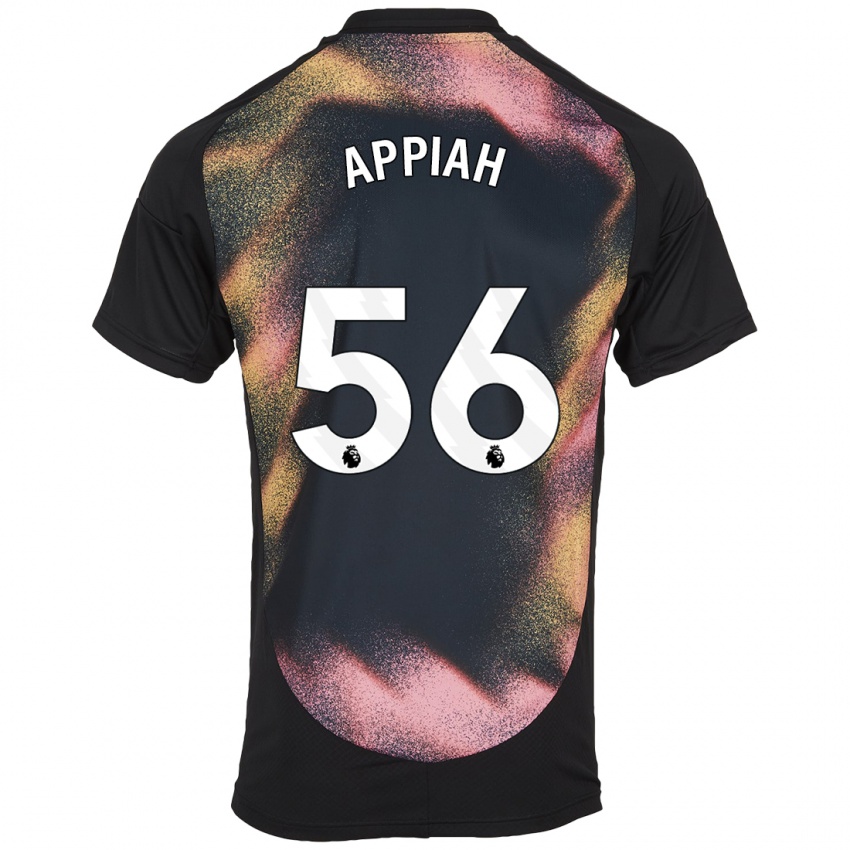 Homem Camisola Paul Appiah #56 Preto Branco Alternativa 2024/25 Camisa