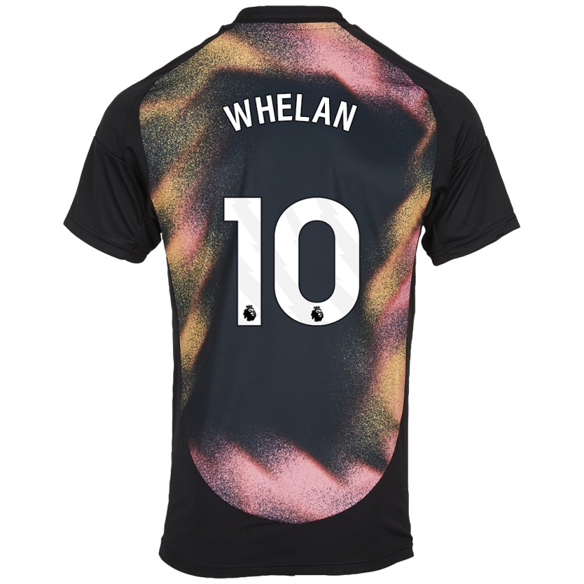 Homem Camisola Aileen Whelan #10 Preto Branco Alternativa 2024/25 Camisa