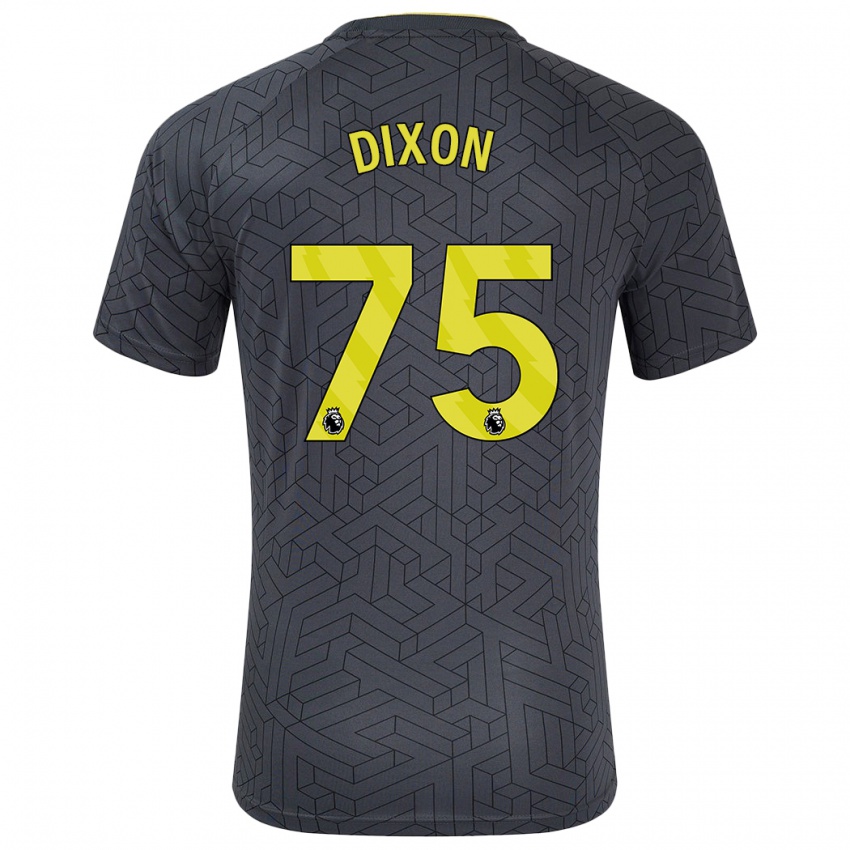 Homem Camisola Roman Dixon #75 Amarelo Preto Alternativa 2024/25 Camisa