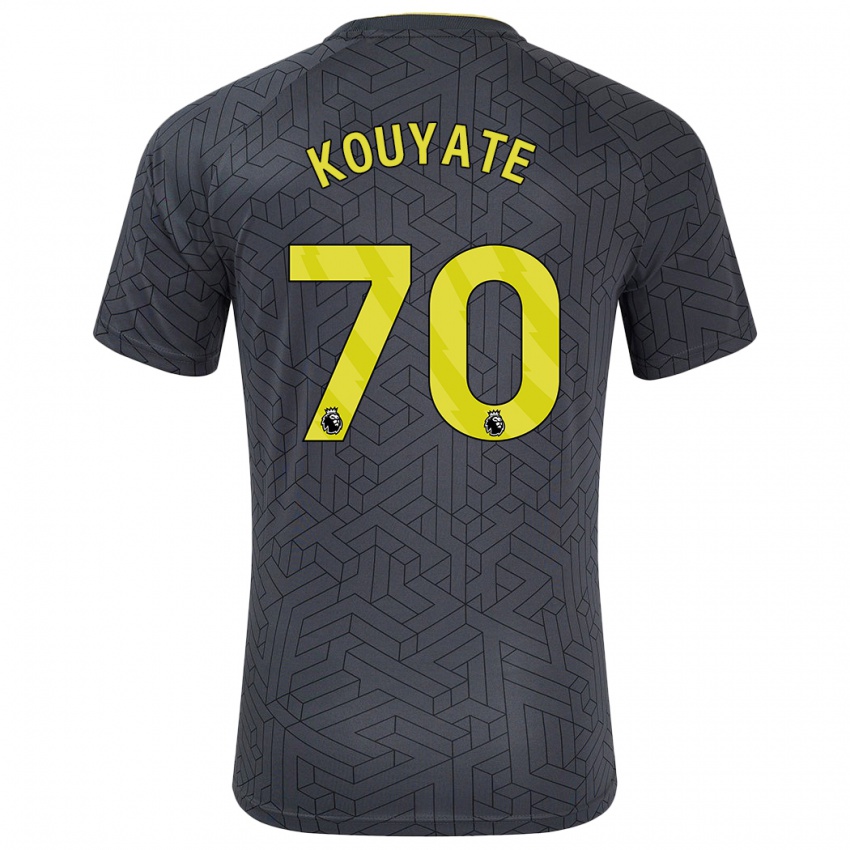 Homem Camisola Katia Kouyate #70 Amarelo Preto Alternativa 2024/25 Camisa