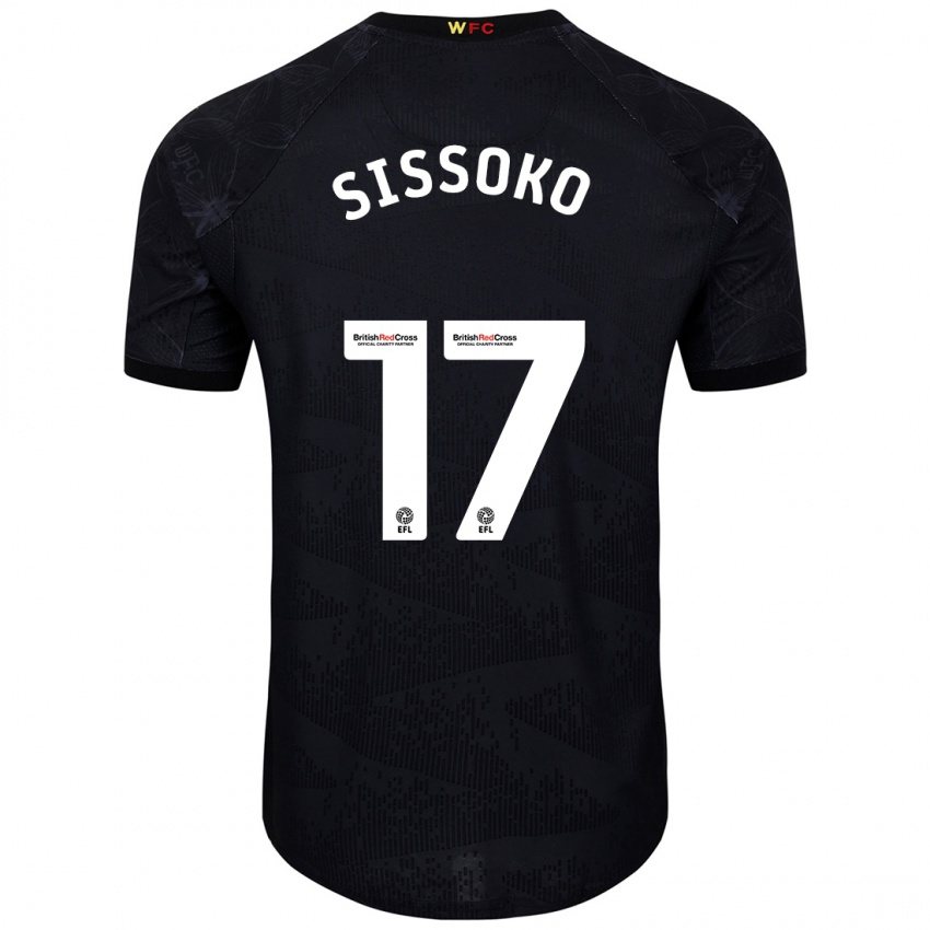 Homem Camisola Moussa Sissoko #17 Preto Branco Alternativa 2024/25 Camisa