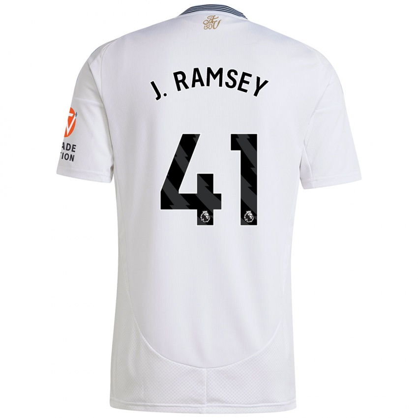 Homem Camisola Jacob Ramsey #41 Branco Alternativa 2024/25 Camisa