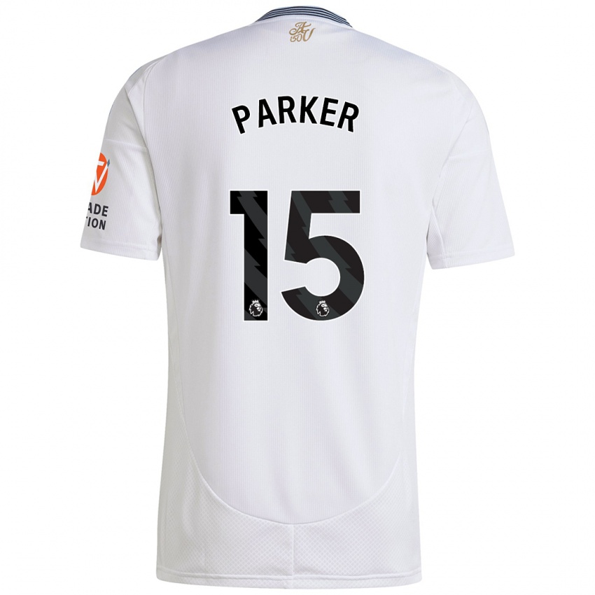 Homem Camisola Lucy Parker #15 Branco Alternativa 2024/25 Camisa