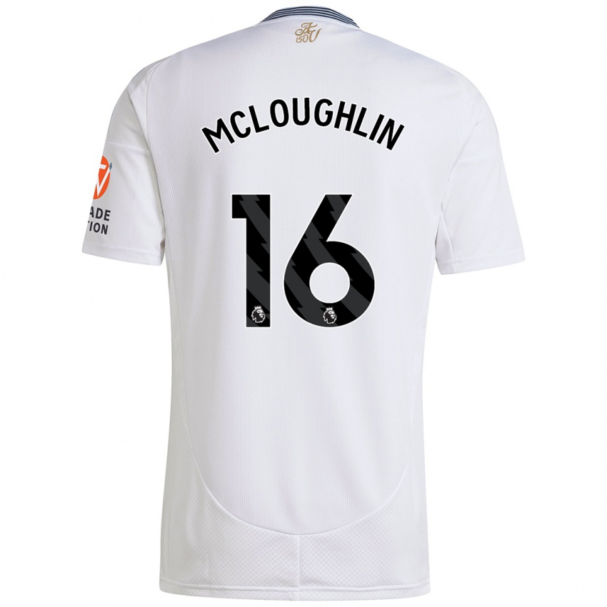 Homem Camisola Olivia Mcloughlin #16 Branco Alternativa 2024/25 Camisa