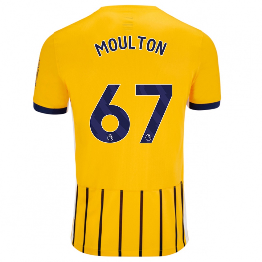 Homem Camisola Remeiro Moulton #67 Azuis Dourados Alternativa 2024/25 Camisa