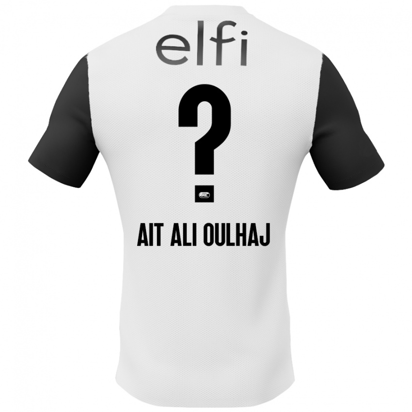 Homem Camisola Adam Ait Ali Oulhaj #0 Preto Branco Alternativa 2024/25 Camisa