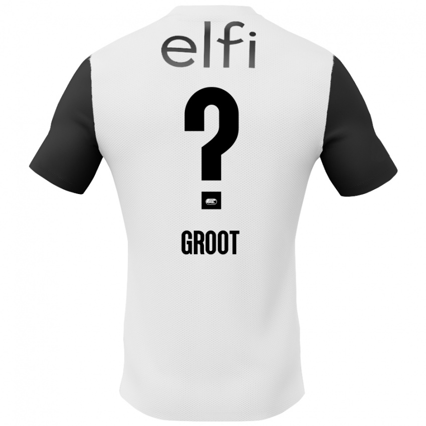 Homem Camisola Gijs Groot #0 Preto Branco Alternativa 2024/25 Camisa