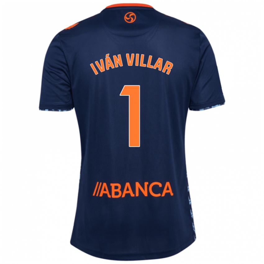 Homem Camisola Ivan Villar #1 Azul Marinho Alternativa 2024/25 Camisa