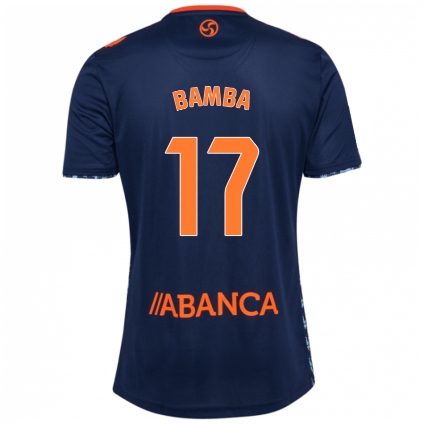 Homem Camisola Jonathan Bamba #17 Azul Marinho Alternativa 2024/25 Camisa