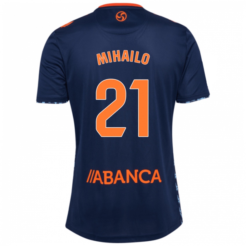 Homem Camisola Mihailo Ristic #21 Azul Marinho Alternativa 2024/25 Camisa