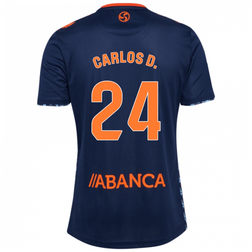 Homem Camisola Carlos Dominguez #24 Azul Marinho Alternativa 2024/25 Camisa